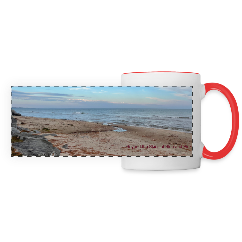 Panoramic Mug - white/red