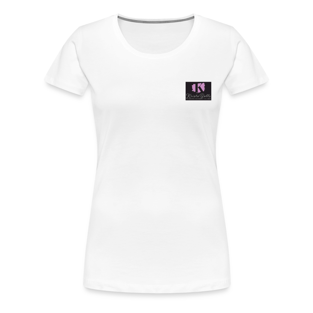 Women’s Premium T-Shirt-Beyond the Skies - white