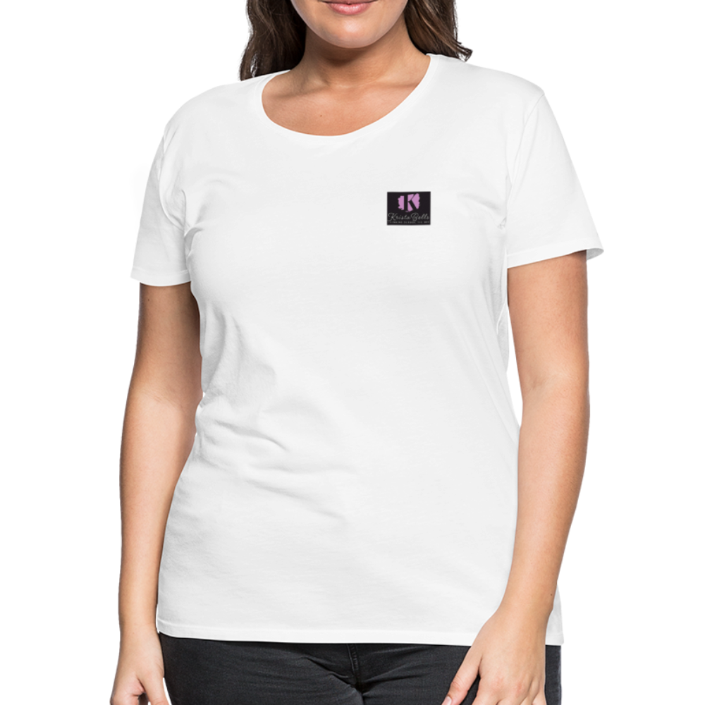 Women’s Premium T-Shirt-Beyond the Skies - white