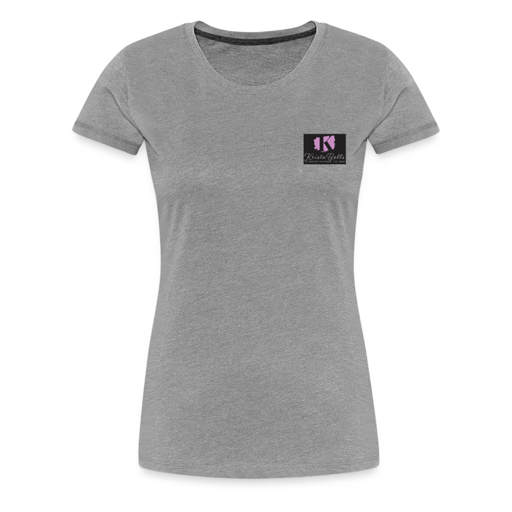 Women’s Premium T-Shirt-Beyond the Skies - heather gray