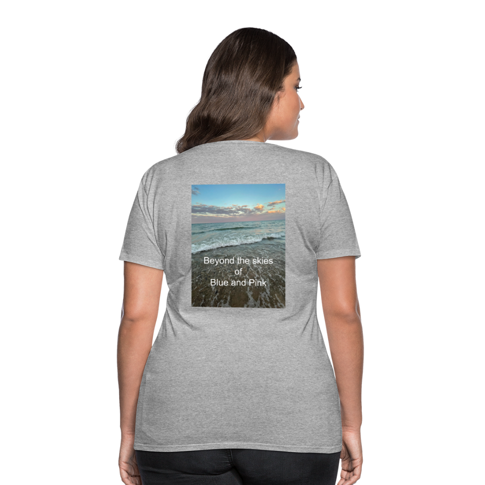 Women’s Premium T-Shirt-Beyond the Skies - heather gray