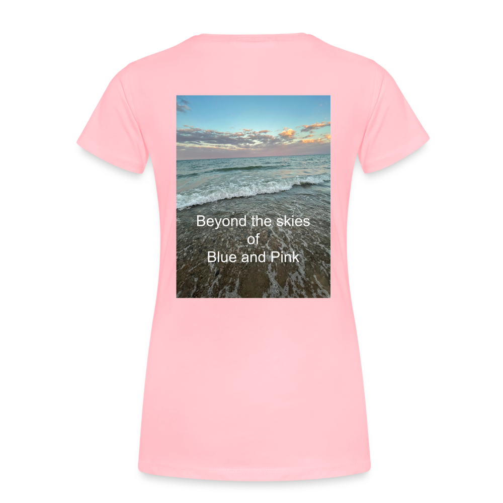 Women’s Premium T-Shirt-Beyond the Skies - pink