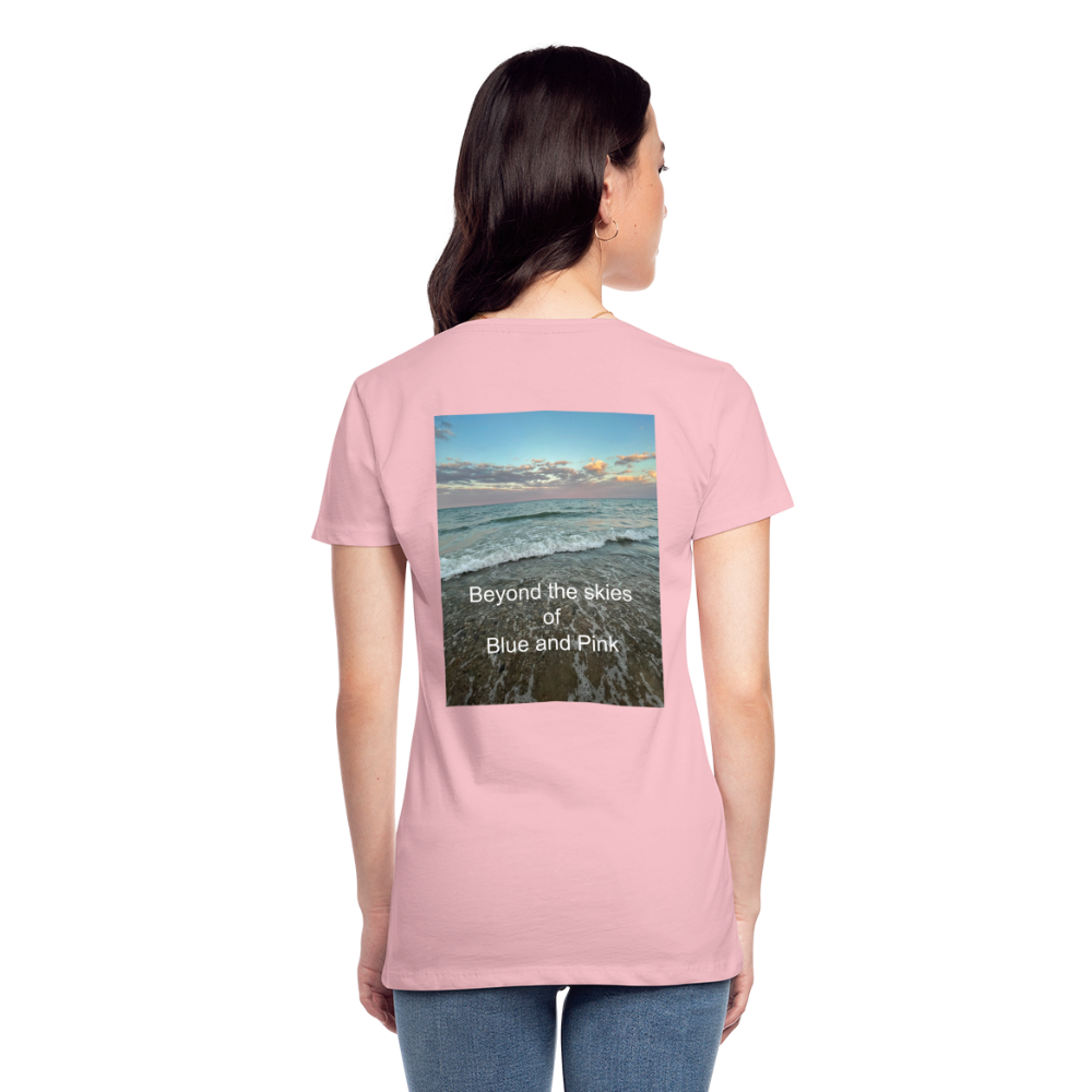 Women’s Premium T-Shirt-Beyond the Skies - pink