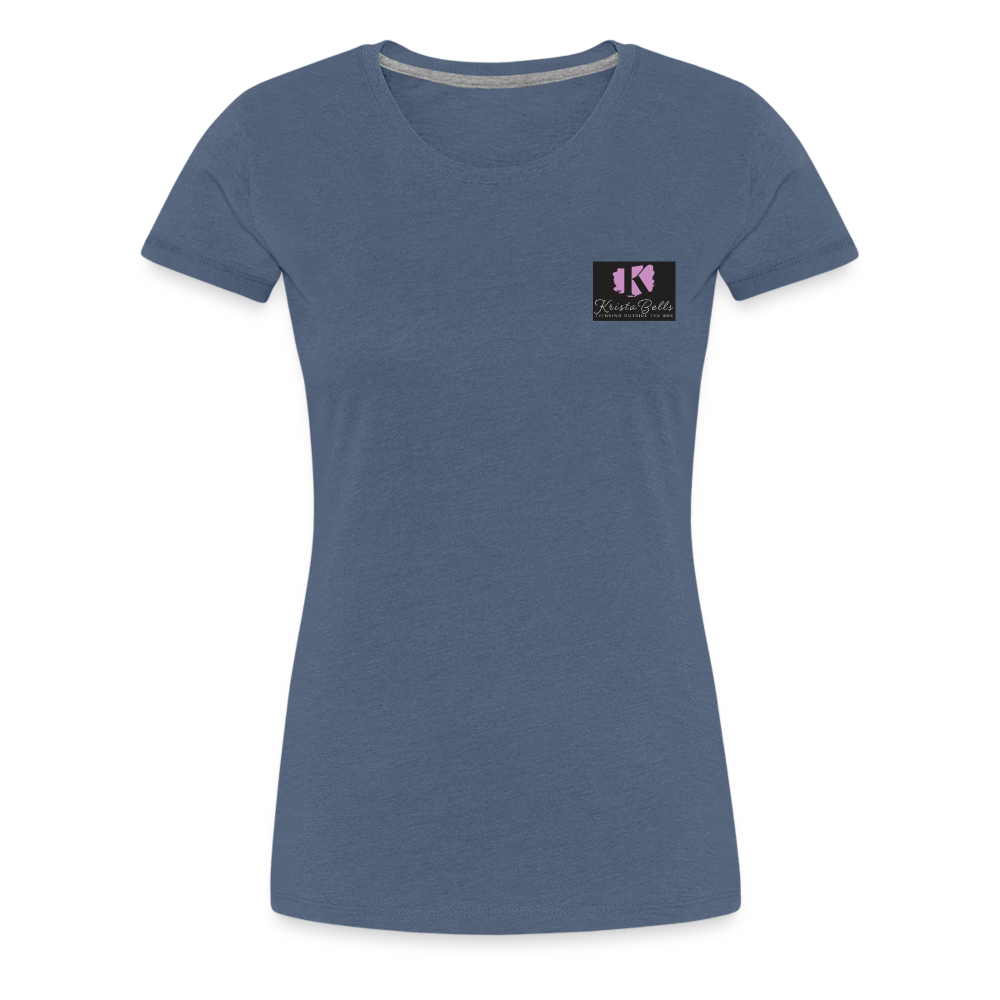 Women’s Premium T-Shirt-Beyond the Skies - heather blue
