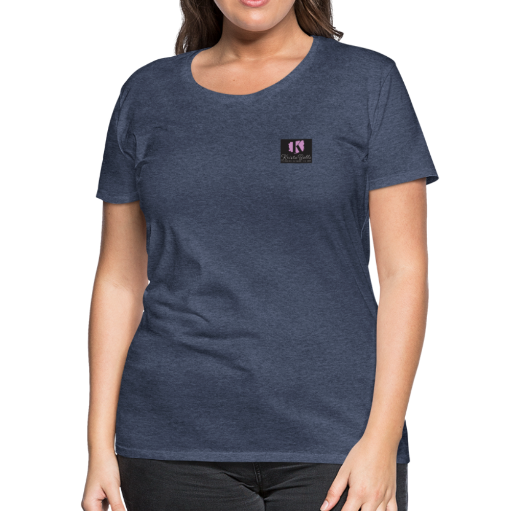 Women’s Premium T-Shirt-Beyond the Skies - heather blue