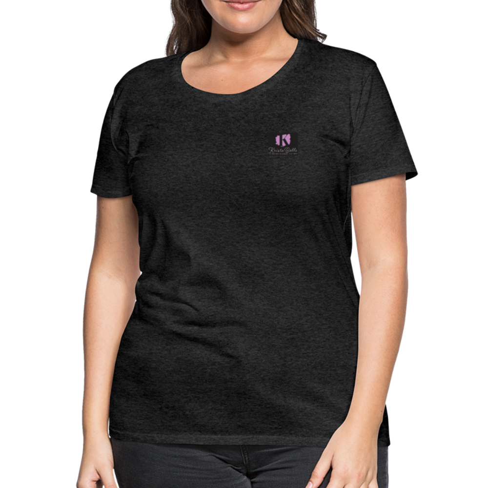Women’s Premium T-Shirt-Beyond the Skies - charcoal grey