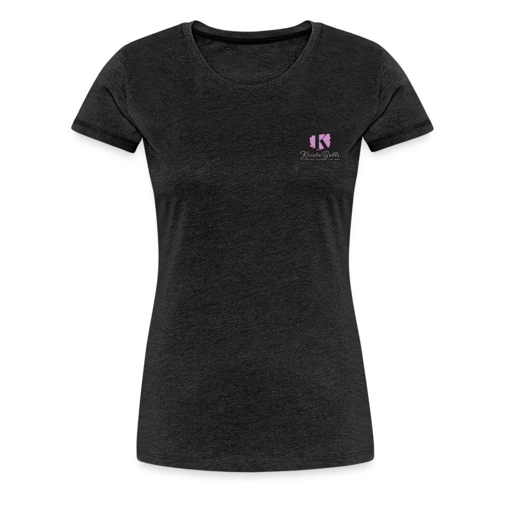 Women’s Premium T-Shirt-Beyond the Skies - charcoal grey
