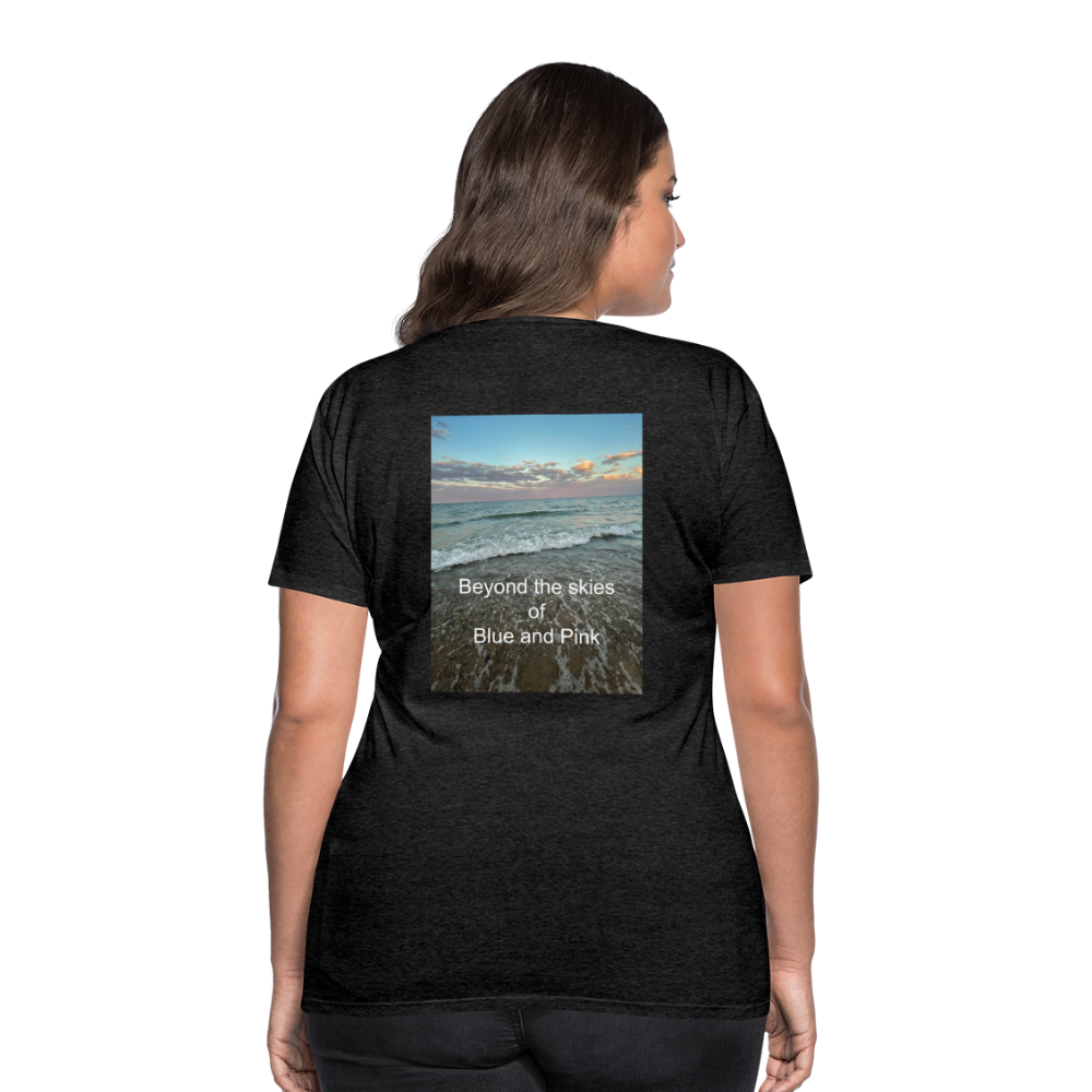 Women’s Premium T-Shirt-Beyond the Skies - charcoal grey