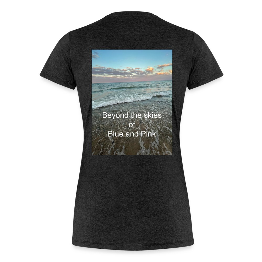 Women’s Premium T-Shirt-Beyond the Skies - charcoal grey