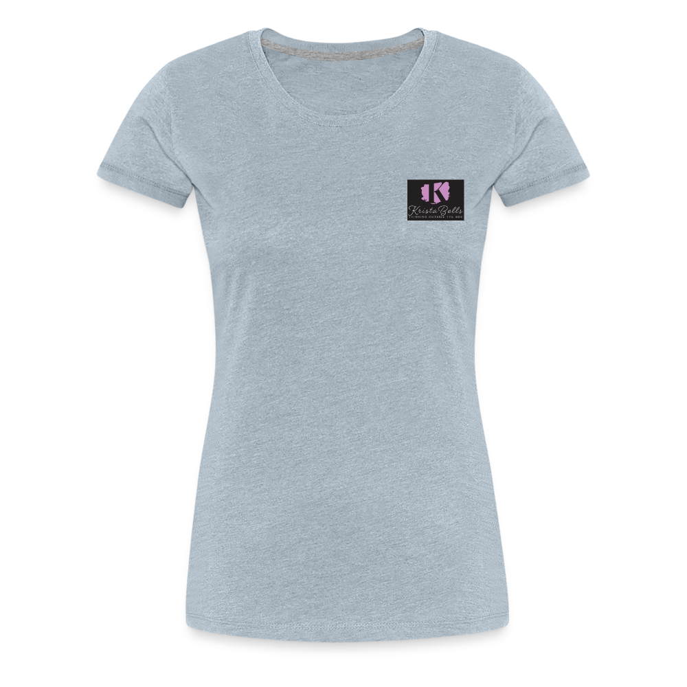 Women’s Premium T-Shirt-Beyond the Skies - heather ice blue