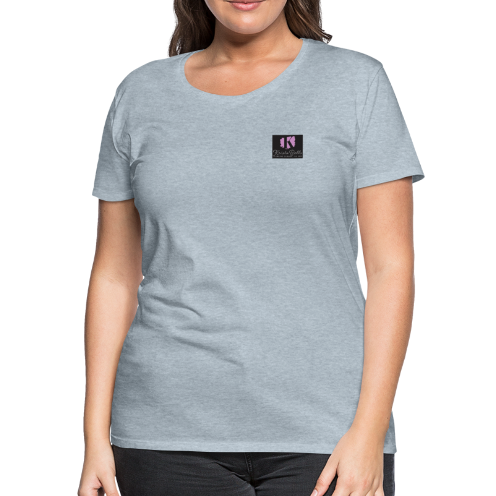 Women’s Premium T-Shirt-Beyond the Skies - heather ice blue